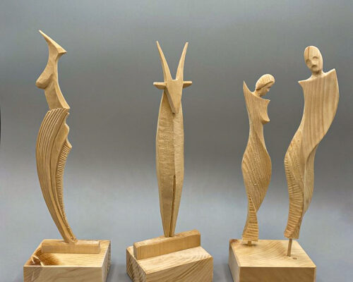 Silhouetten-Skulpturen und Großskulpturen